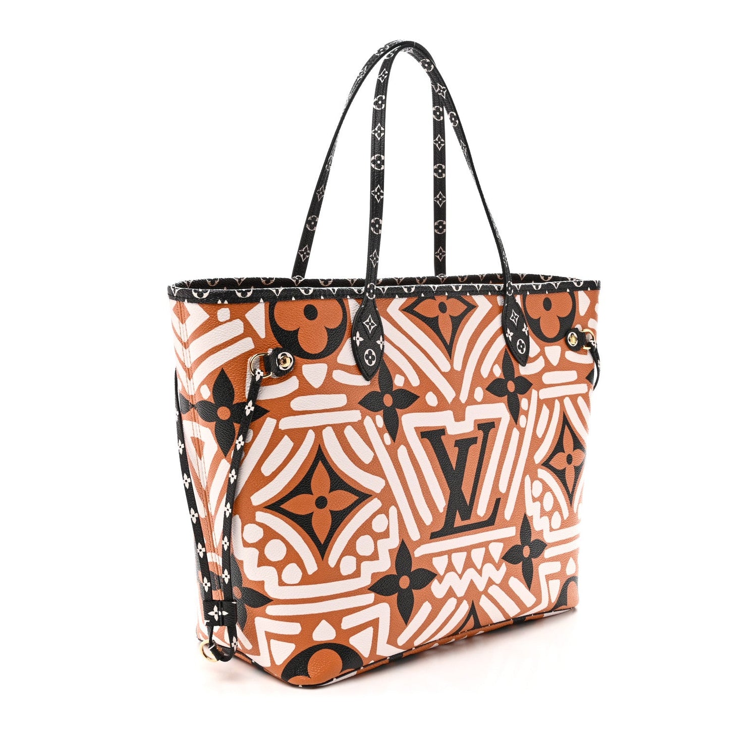 Monogram Giant Crafty Neverfull MM Creme Caramel