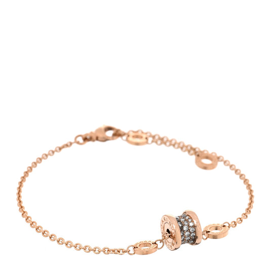18K Rose Gold Diamond B.Zero1 Bracelet ML