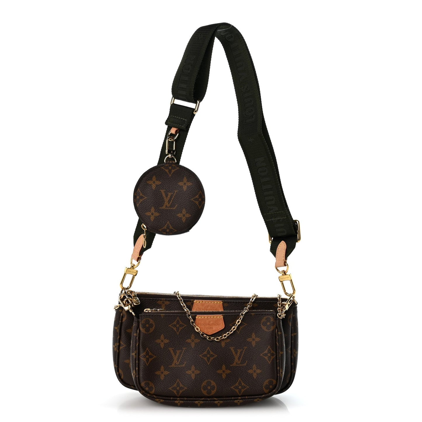 Monogram Multi Pochette Accessories Kaki
