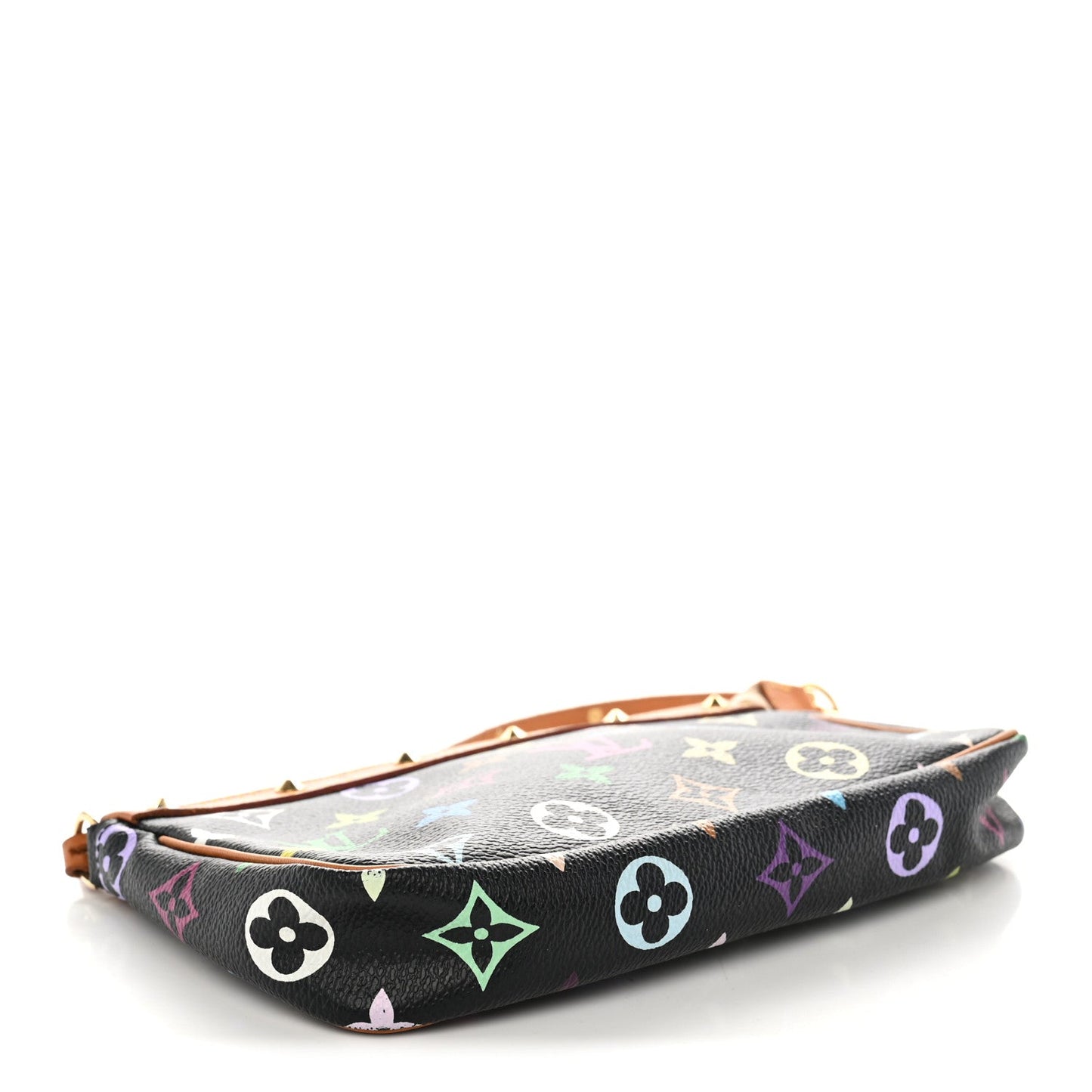 Monogram Multicolor Pochette Accessories Black
