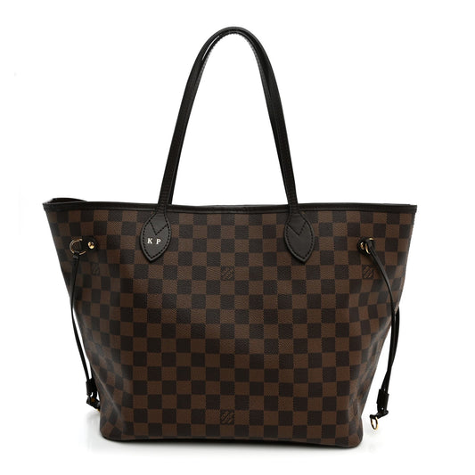 Damier Ebene Neo Neverfull MM Rose Ballerine