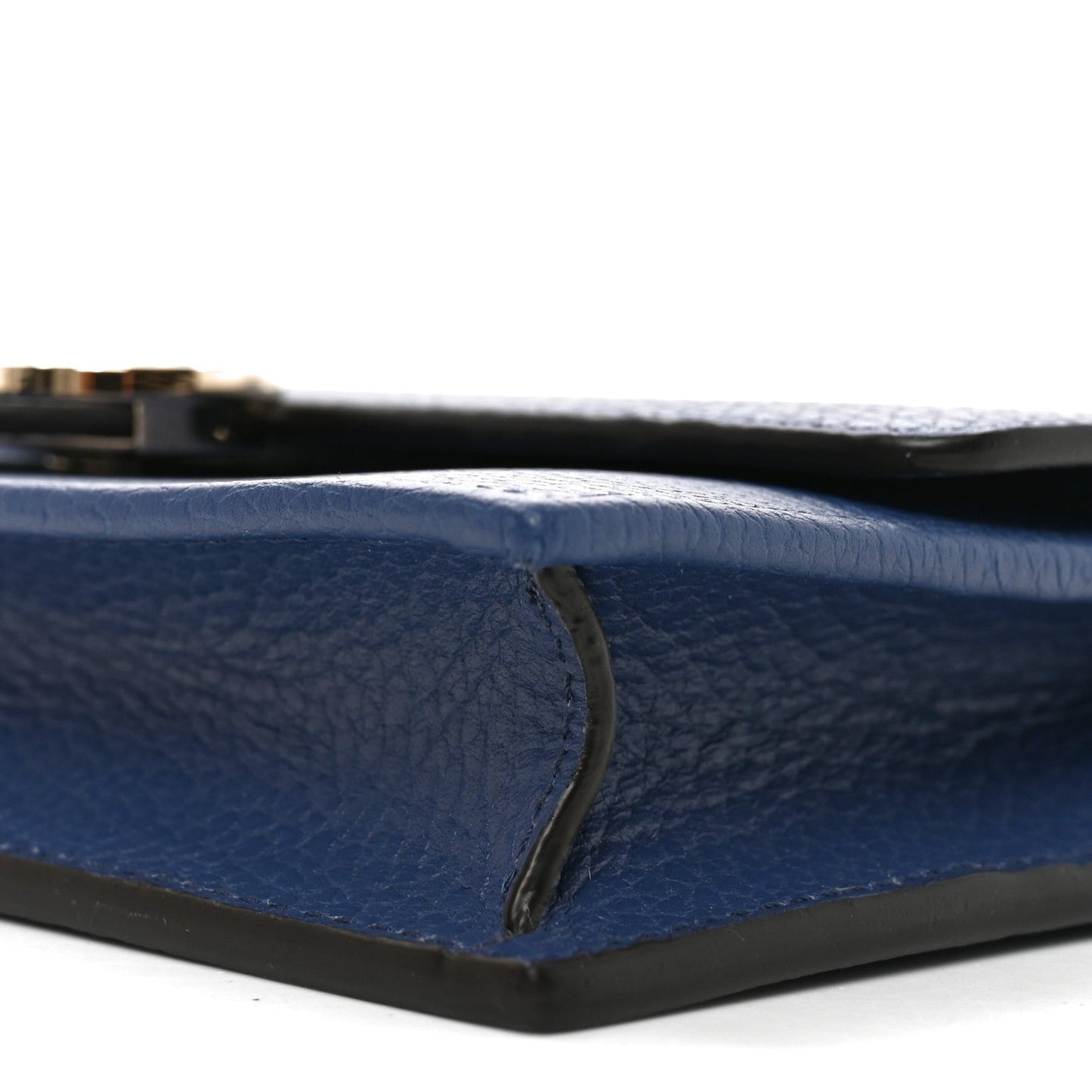 Dollar Calfskin Interlocking G Chain Wallet Caspian