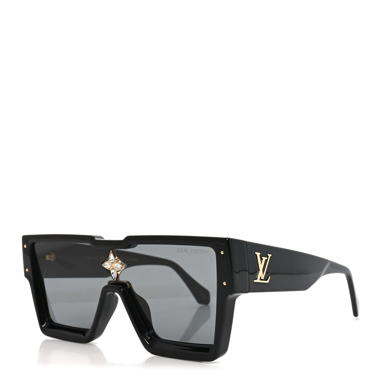 Acetate Swarovski Crystal Cyclone Sunglasses Z1578W Black