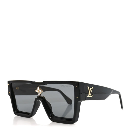 Acetate Swarovski Crystal Cyclone Sunglasses Z1578W Black