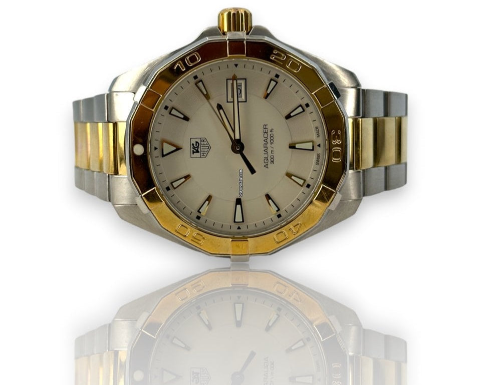 Tag Heuer Aquaracer White Dial Watch for Men - WAY1120.BB0930