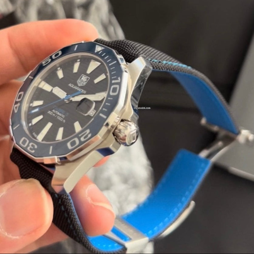 Tag Heuer Aquaracer Blue Dial Watch for Men - WAY211B.FC6363