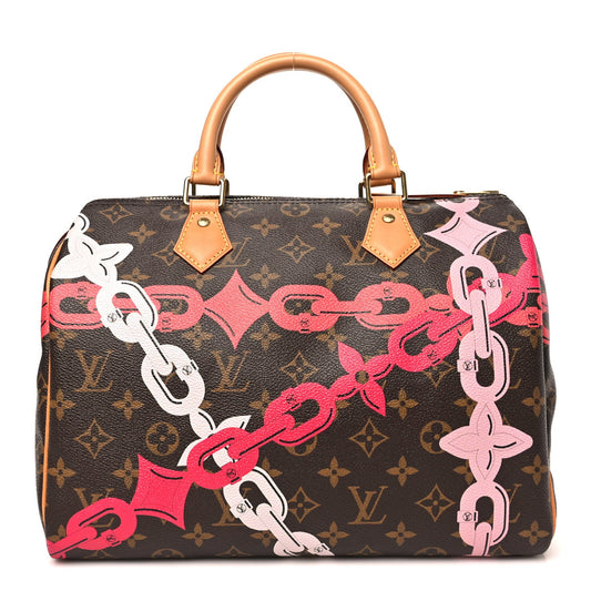 Monogram Roses Speedy 30