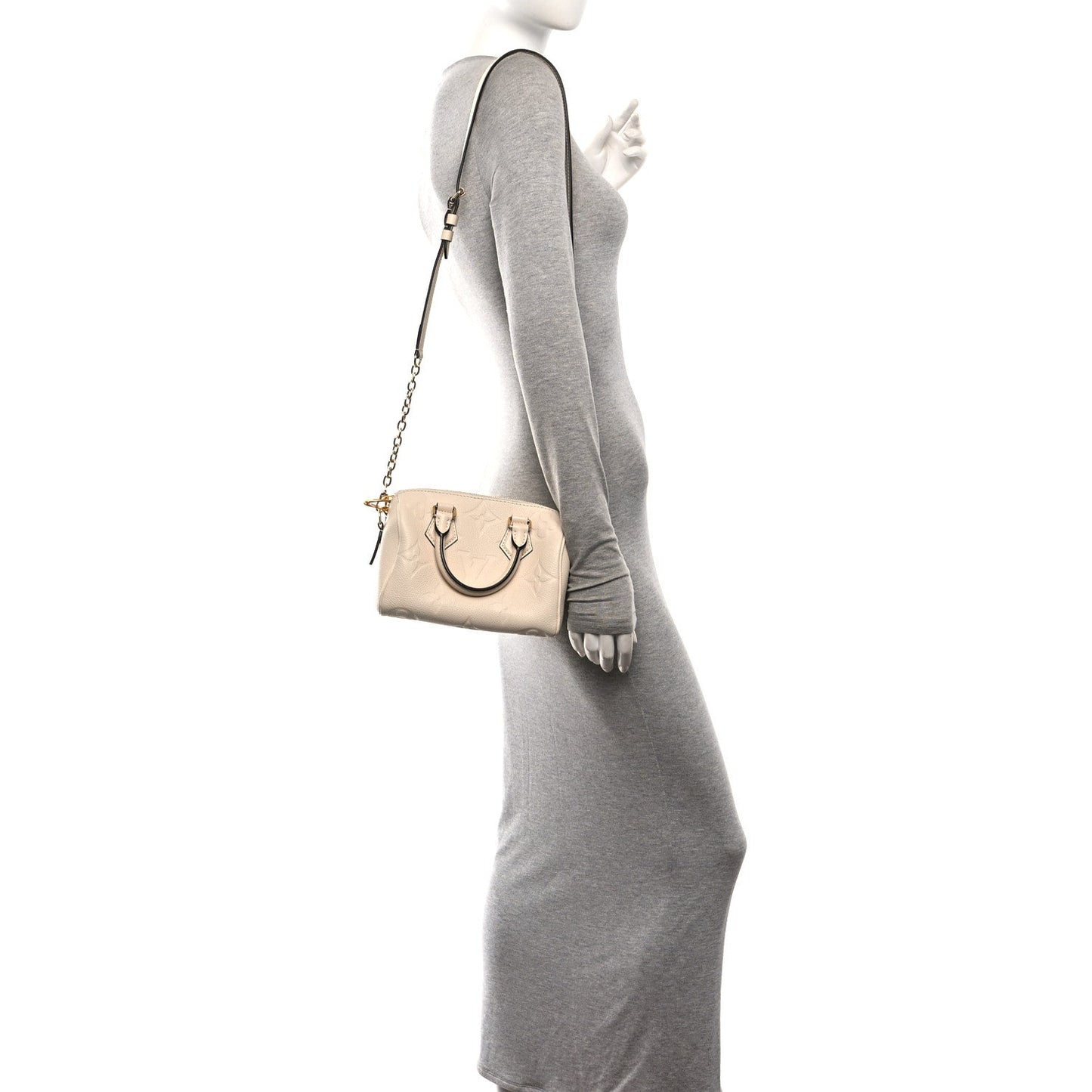 Empreinte Monogram Giant Speedy Bandouliere 20 Creme
