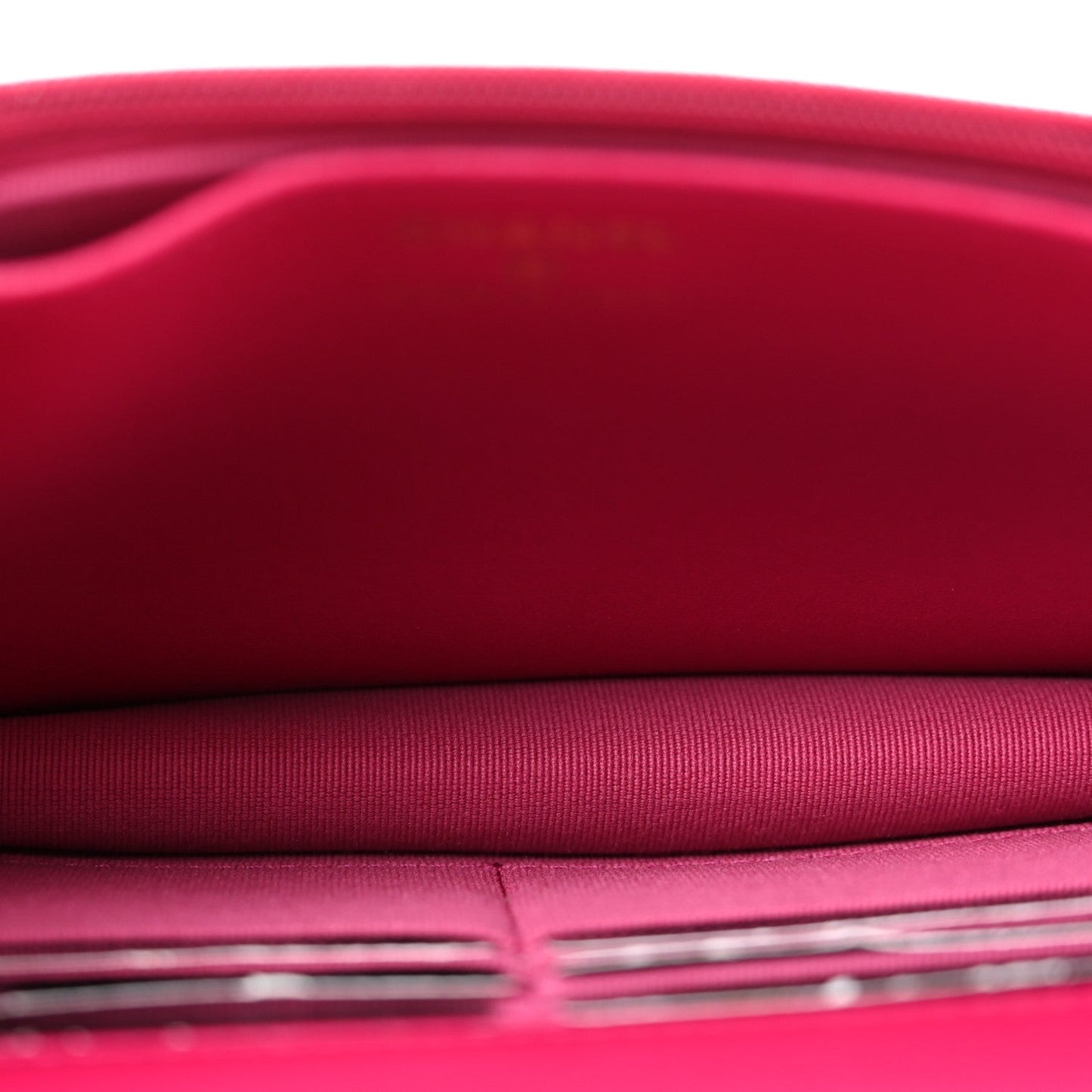 Lambskin Quilted Top Handle Wallet On Chain WOC Pink
