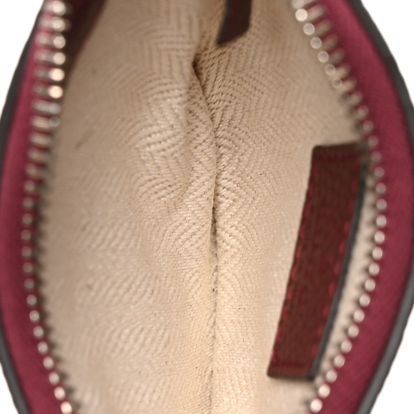 Pebbled Calfskin Mini B Shoulder Bag Rosso Ancora