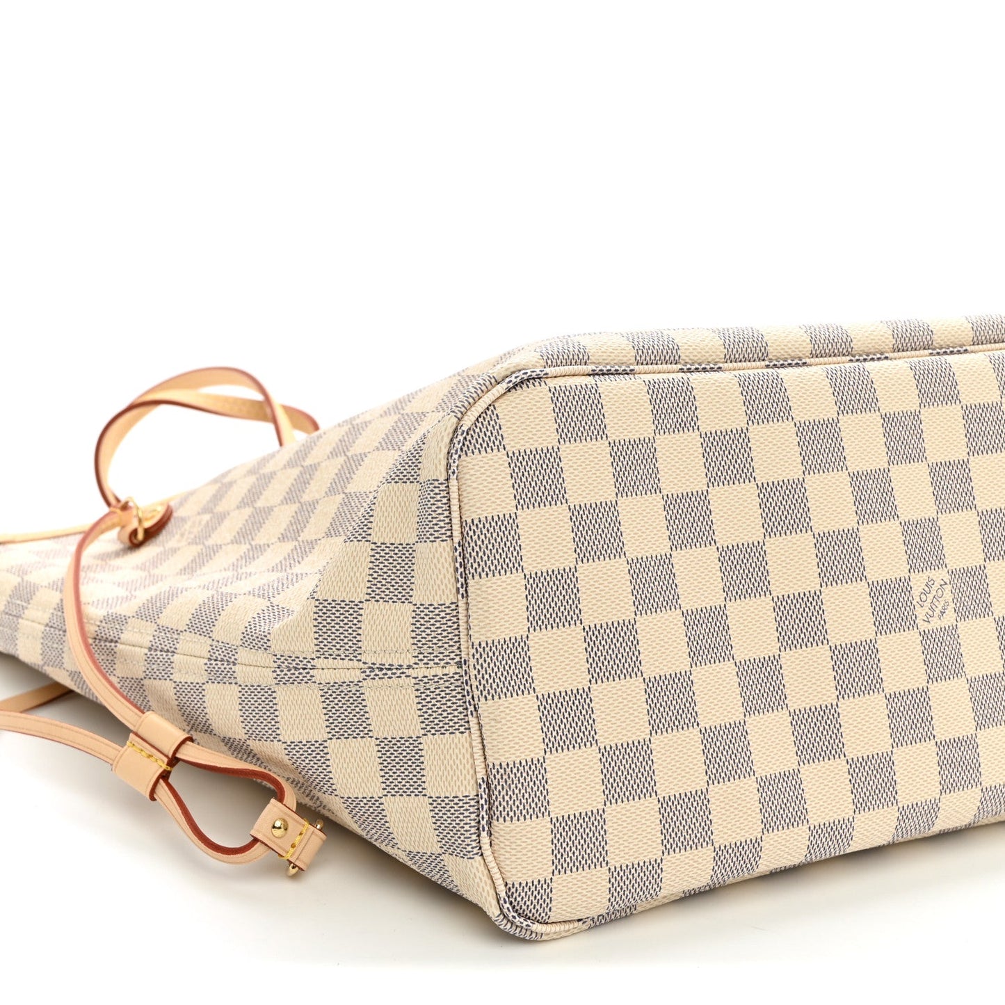 Damier Azur Neo Neverfull MM Rose Ballerine
