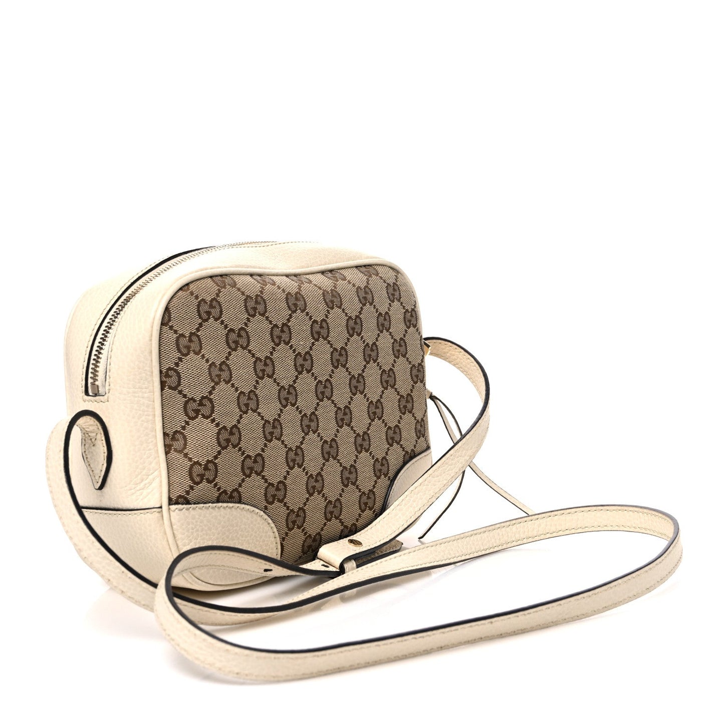 Monogram Dollar Calfskin Mini Bree Messenger Bag Beige Ebony Avoire