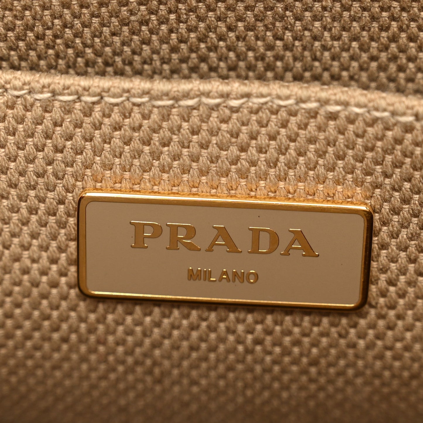 Canapa Small Logo Tote Deserto
