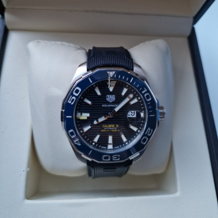 Tag Heuer Aquaracer Blue Dial Watch for Men - WAY201B.FT6150