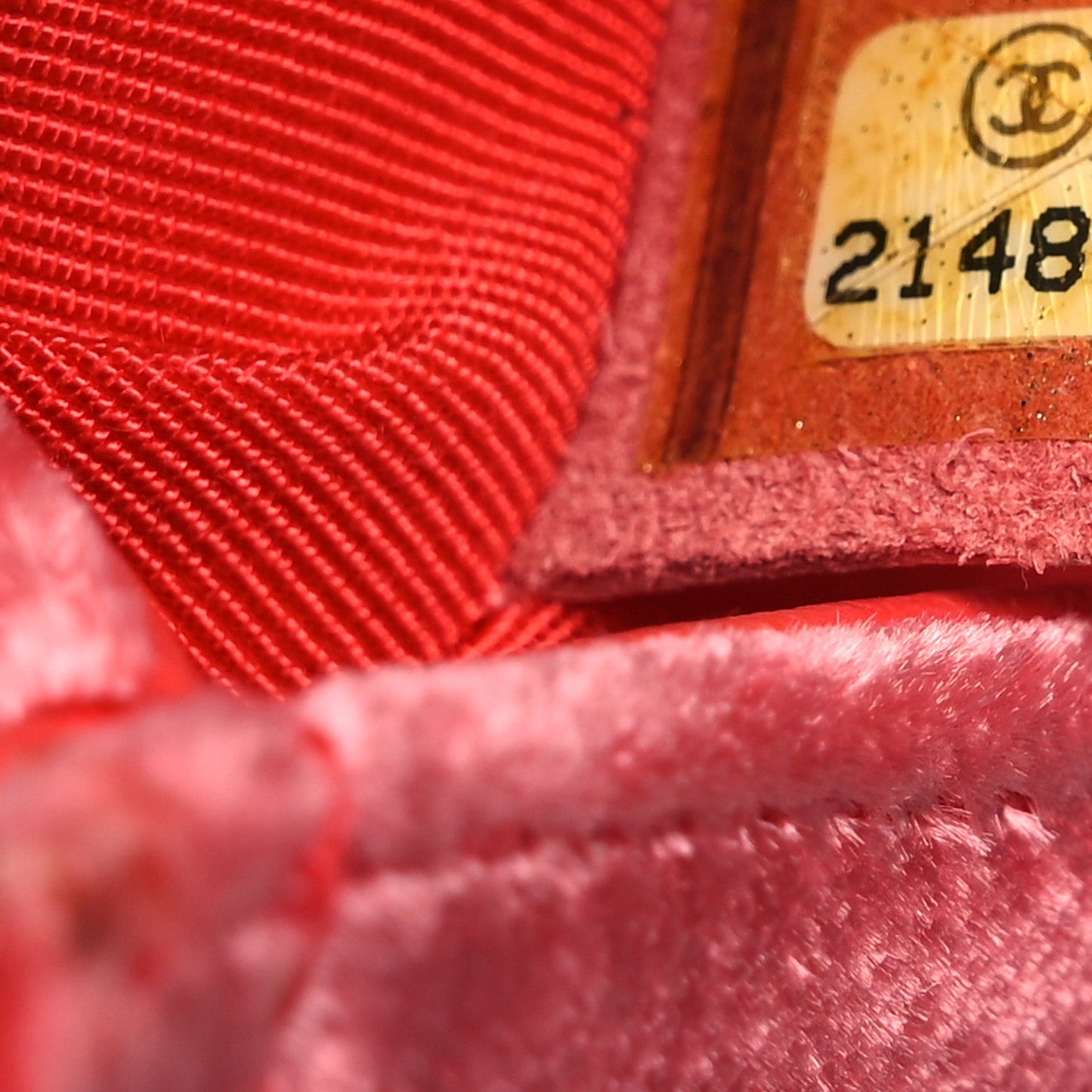Velvet Quilted Small Boy Flap Coral