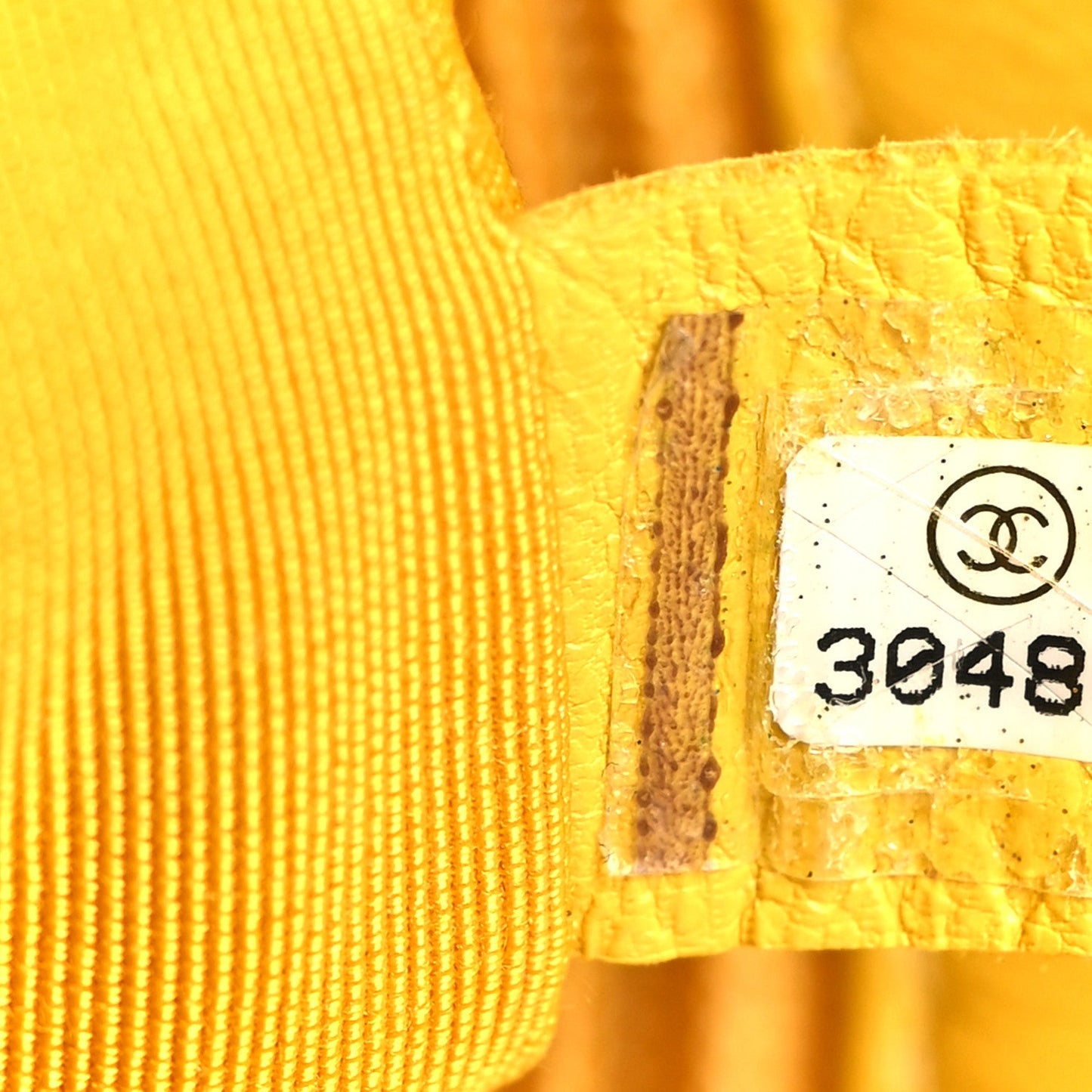 Shiny Goatskin Quilted Medium Chanel 19 Flap Yellow
