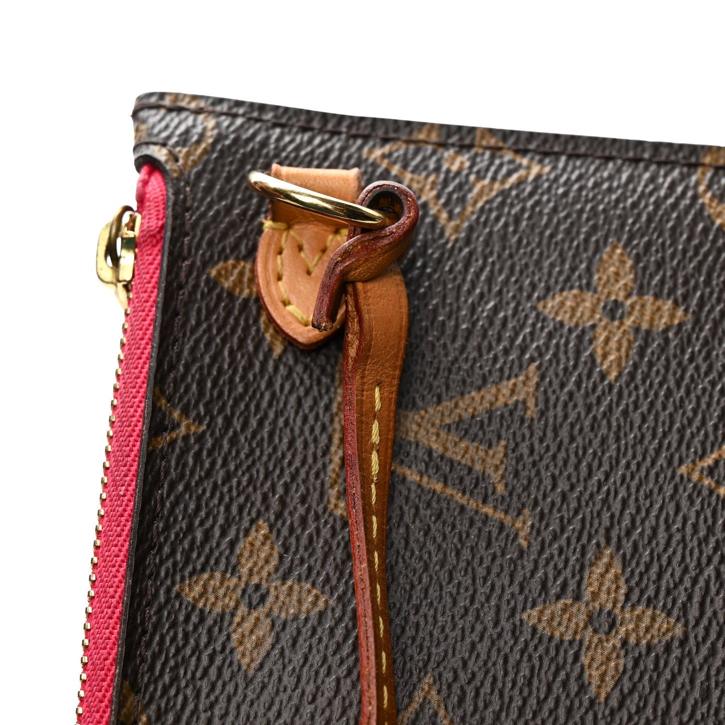 Monogram Bay Neverfull MM Rose Ballerine Poppy