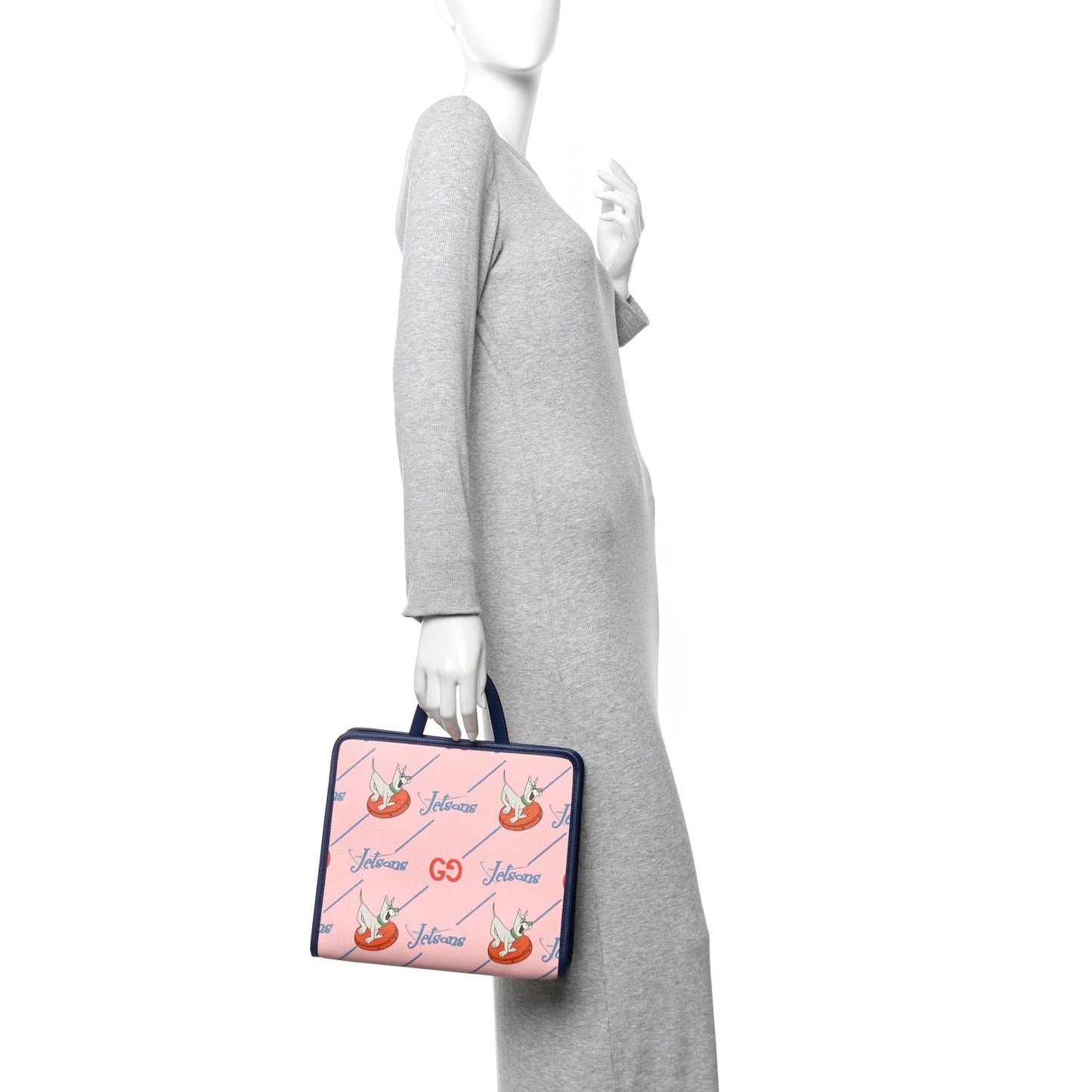 Coated Canvas Interlocking G The Jetsons Childrens Tote  Pink Multicolor