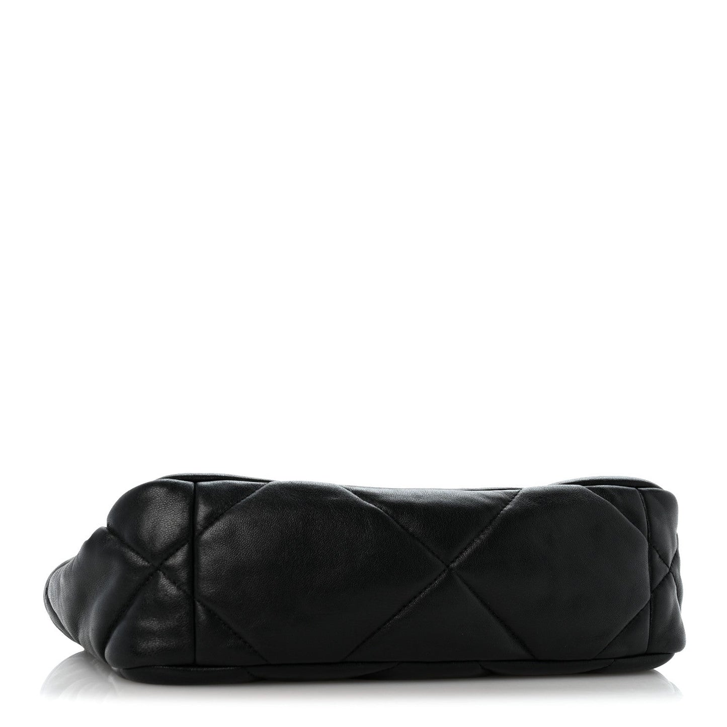 Lambskin Quilted Medium Chanel 19 Flap Black