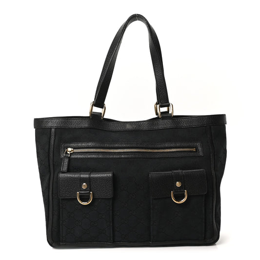 Monogram Abbey D Ring Tote Black