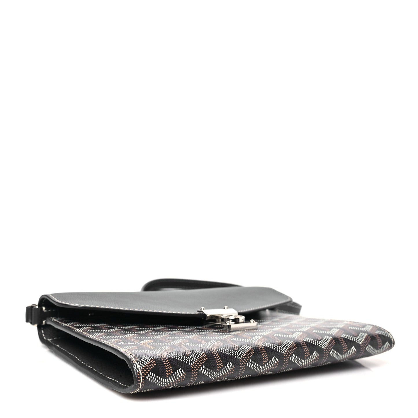 Goyardine Calfskin Chypre Wallet Pouch Navy