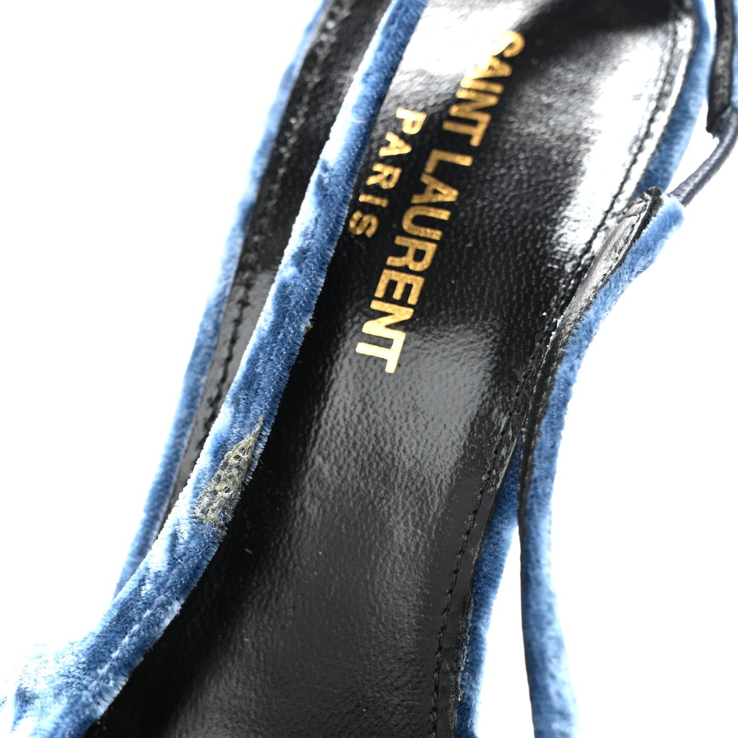 Velvet Tom 90 Dream Slingback Pumps 37.5 Denim