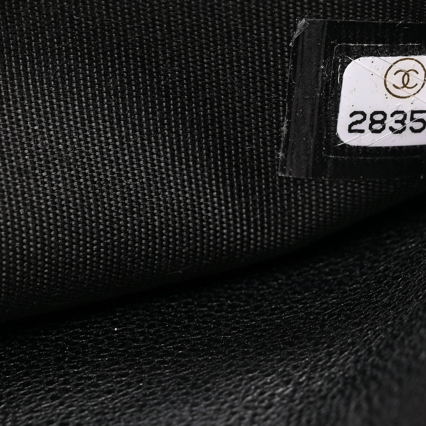 Lambskin Quilted Infinity Wallet On Chain WOC Black