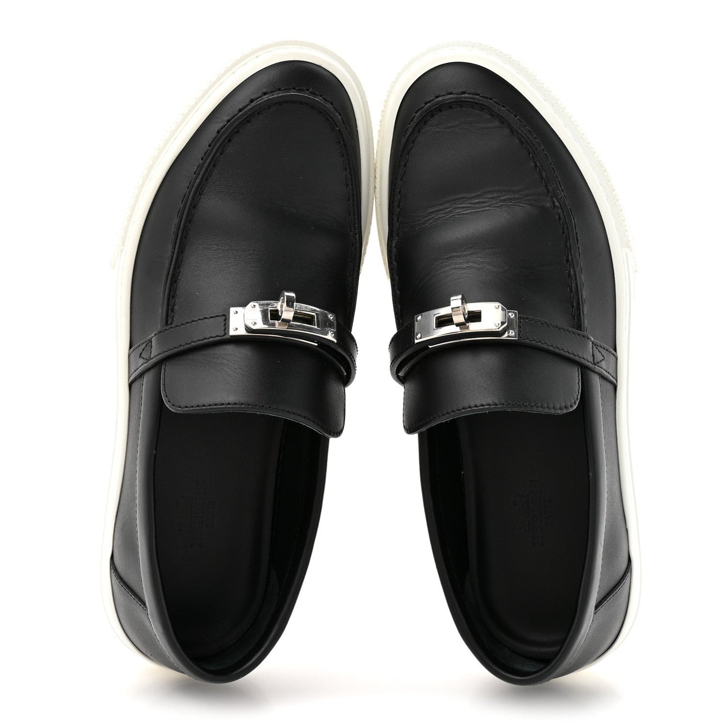 Calfskin Game Slip On Sneakers 38 Black