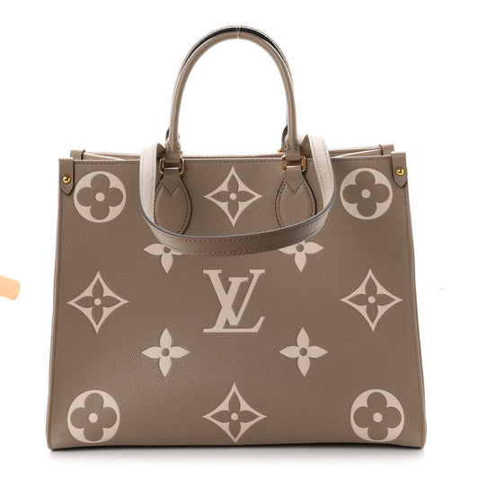 Empreinte Monogram Giant Onthego MM Tourterelle Creme