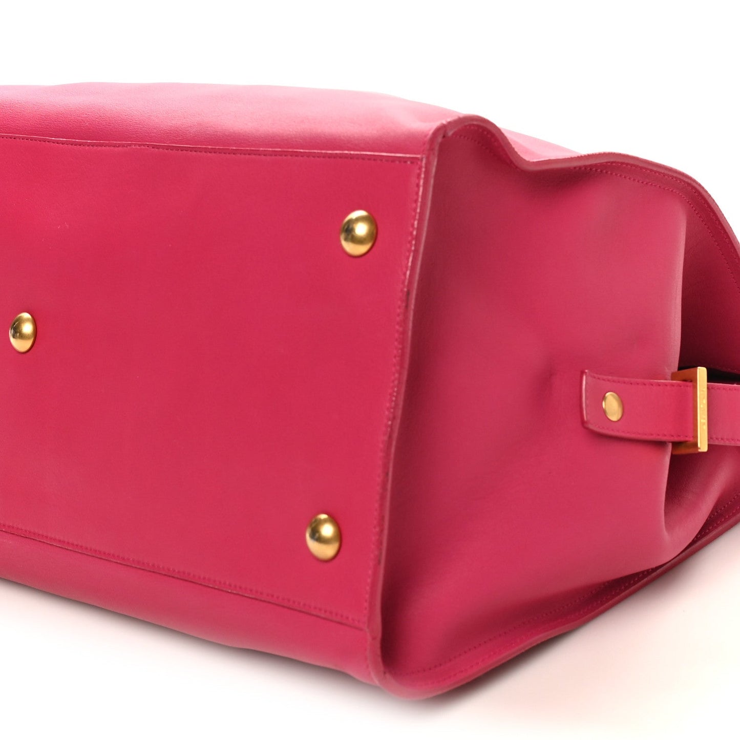 Calfskin Large Classic Y Cabas Fuchsia