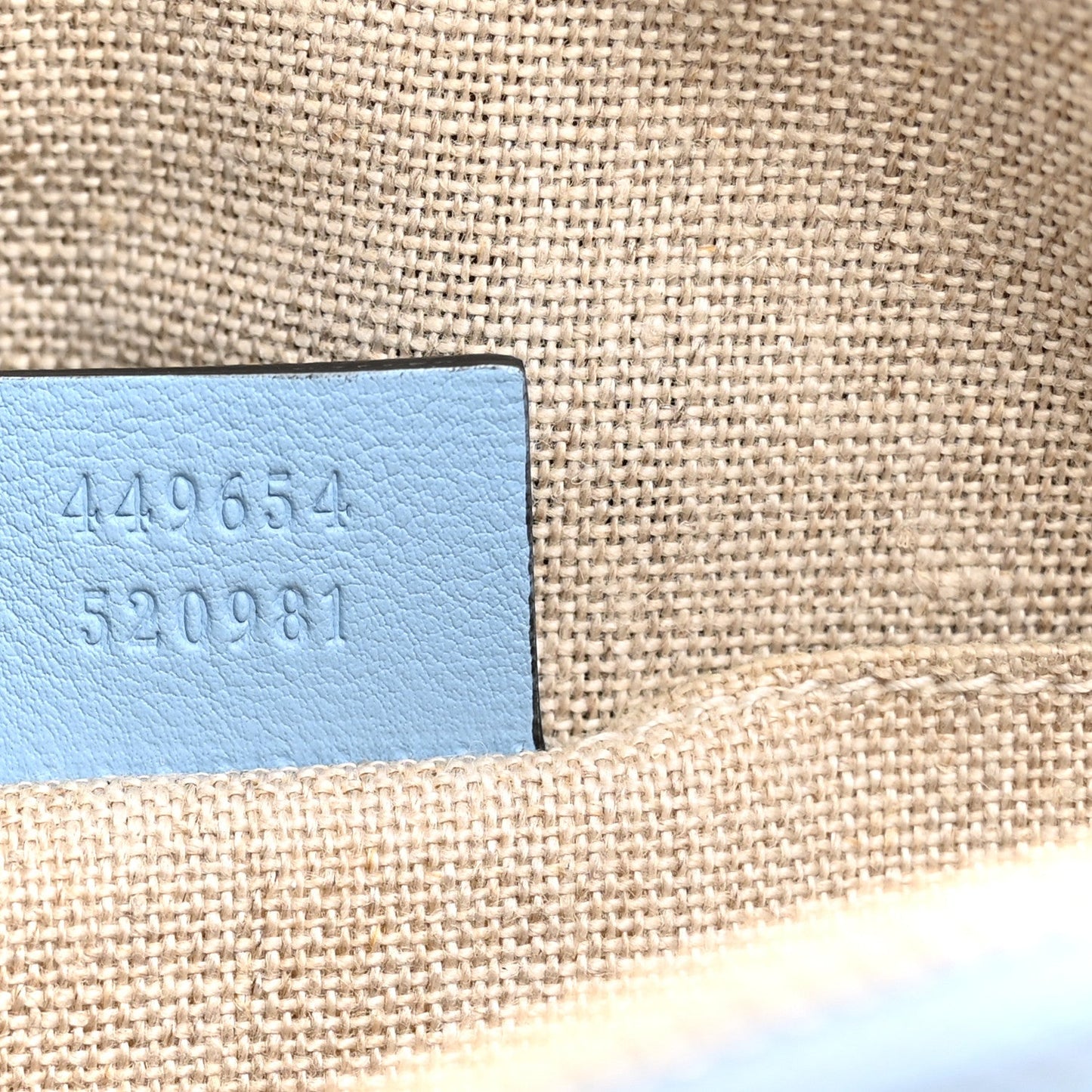 Microguccissima Mini Dome Bag Mineral Blue