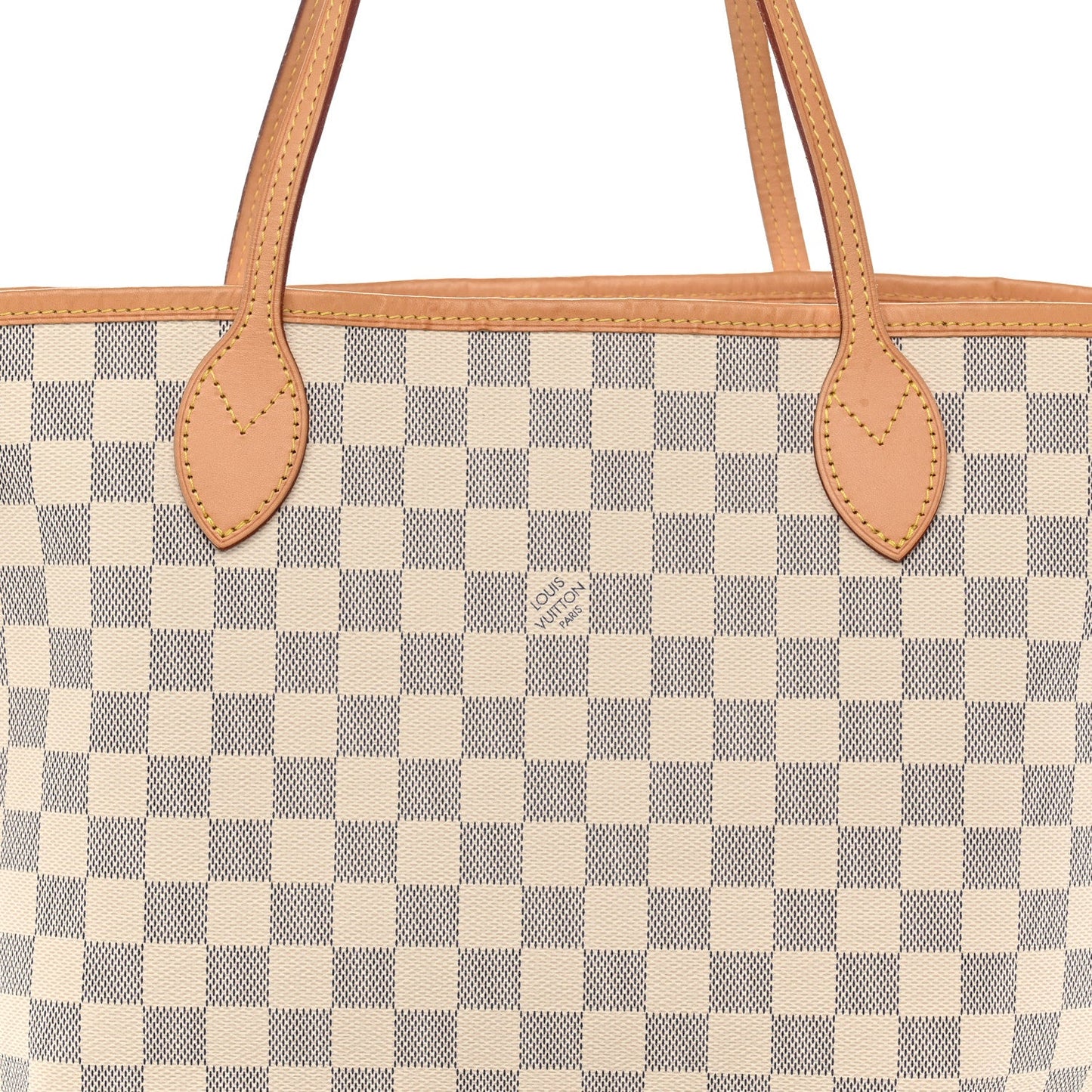 Damier Azur Neo Neverfull MM Rose Ballerine