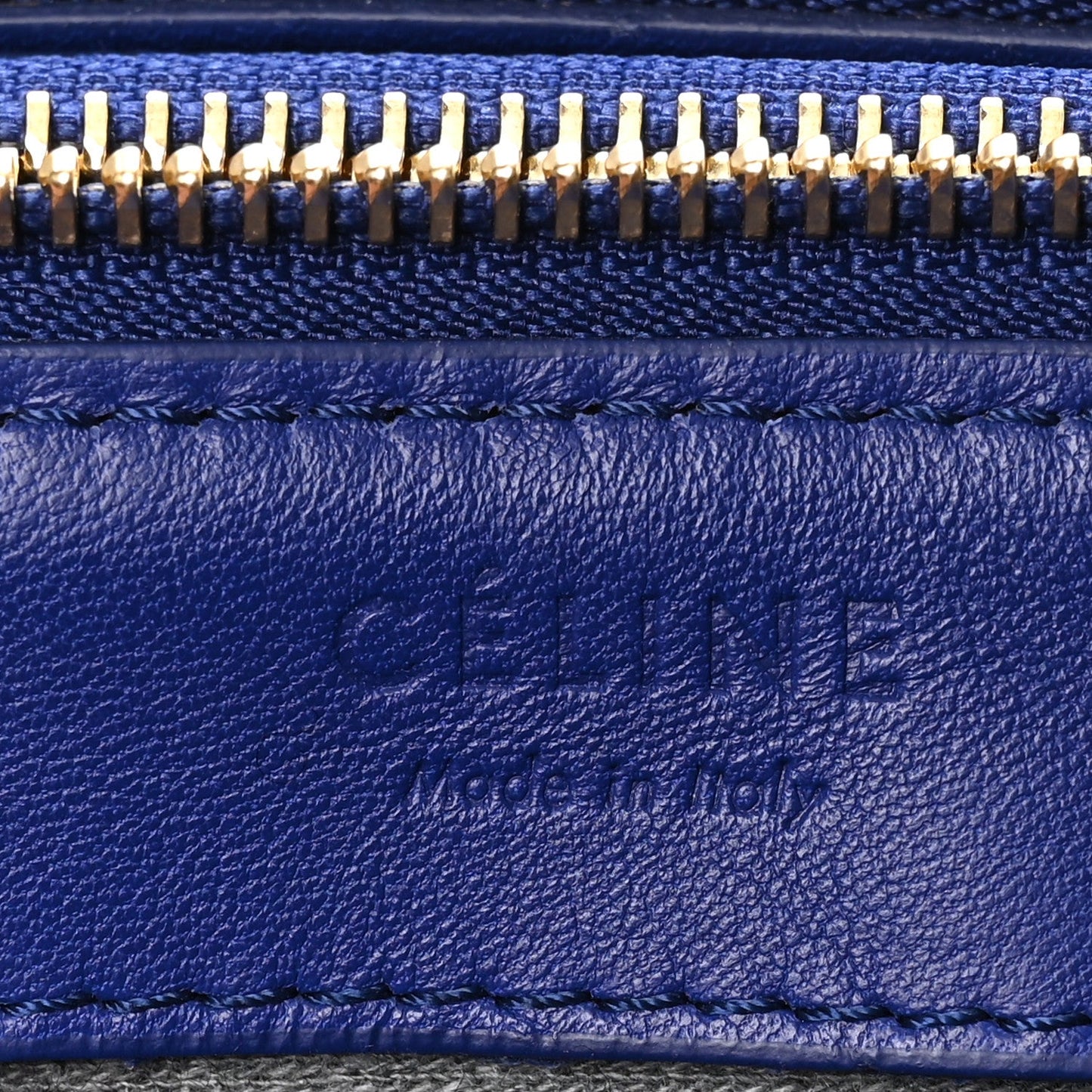 Lambskin Small Trio Crossbody Bag Indigo