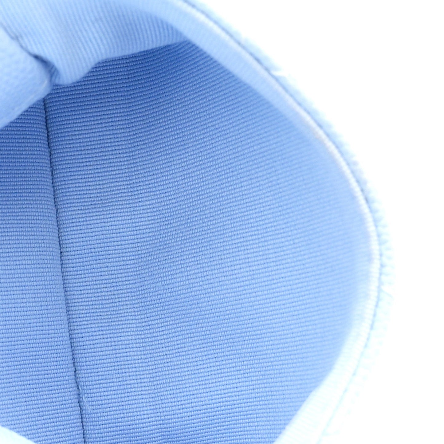 Caviar Quilted Flap Chain Waist Bag Light Blue