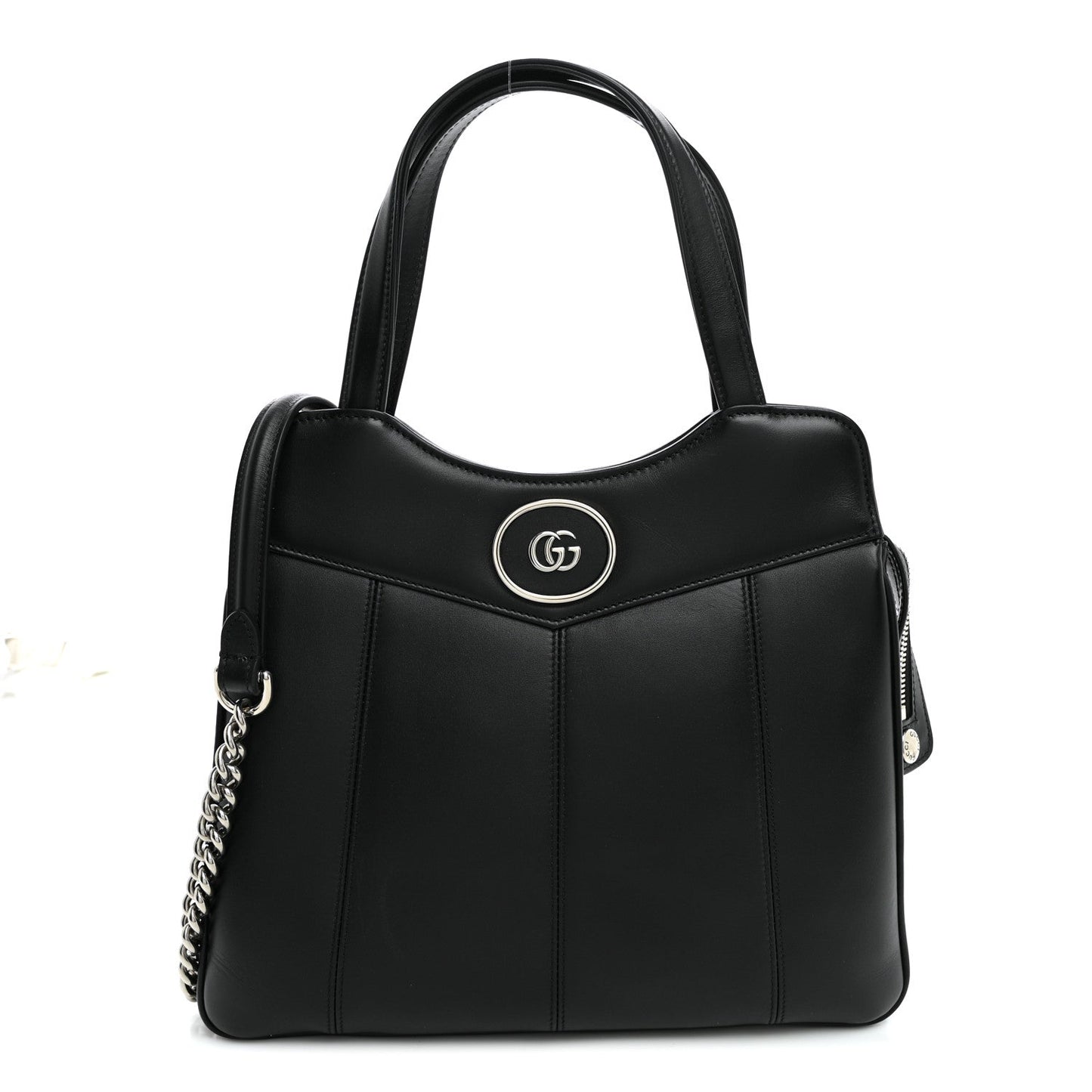 Calfskin Petite GG Small Tote Bag Black