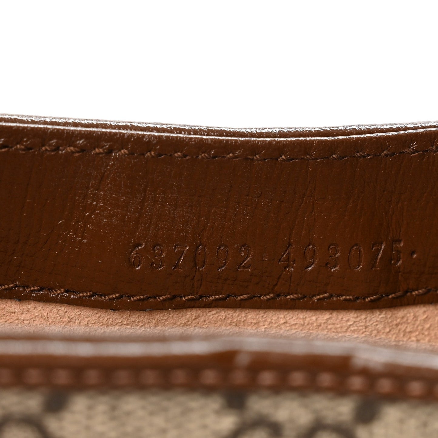 GG Supreme Monogram Azalea Calfskin Web Mini Jackie 1961 Hobo Beige Ebony Brown Sugar