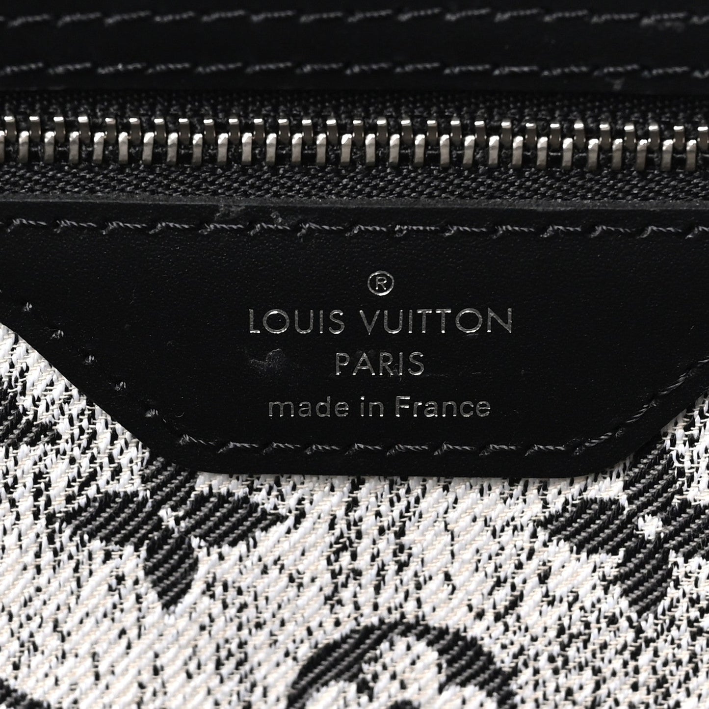 Denim Monogram Jacquard Neverfull MM Grey