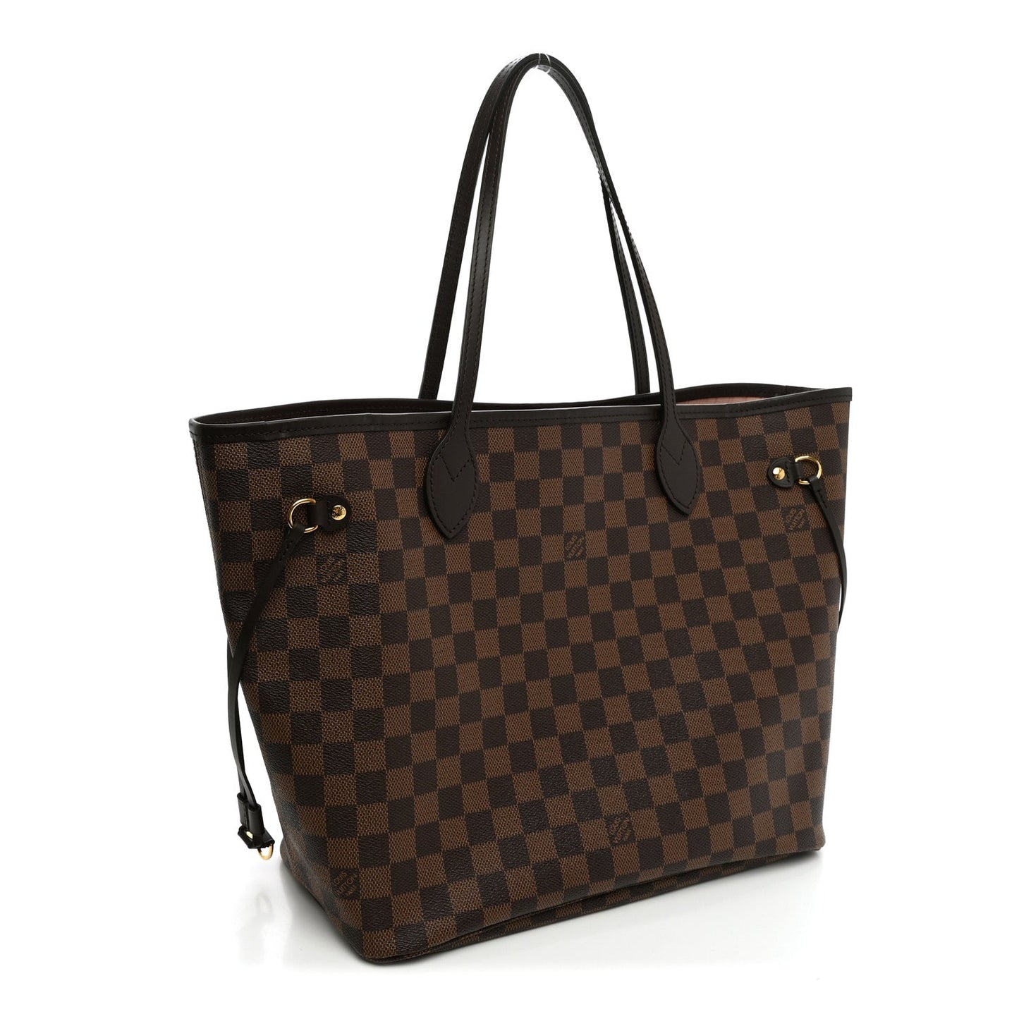 Damier Ebene Neo Neverfull MM Rose Ballerine