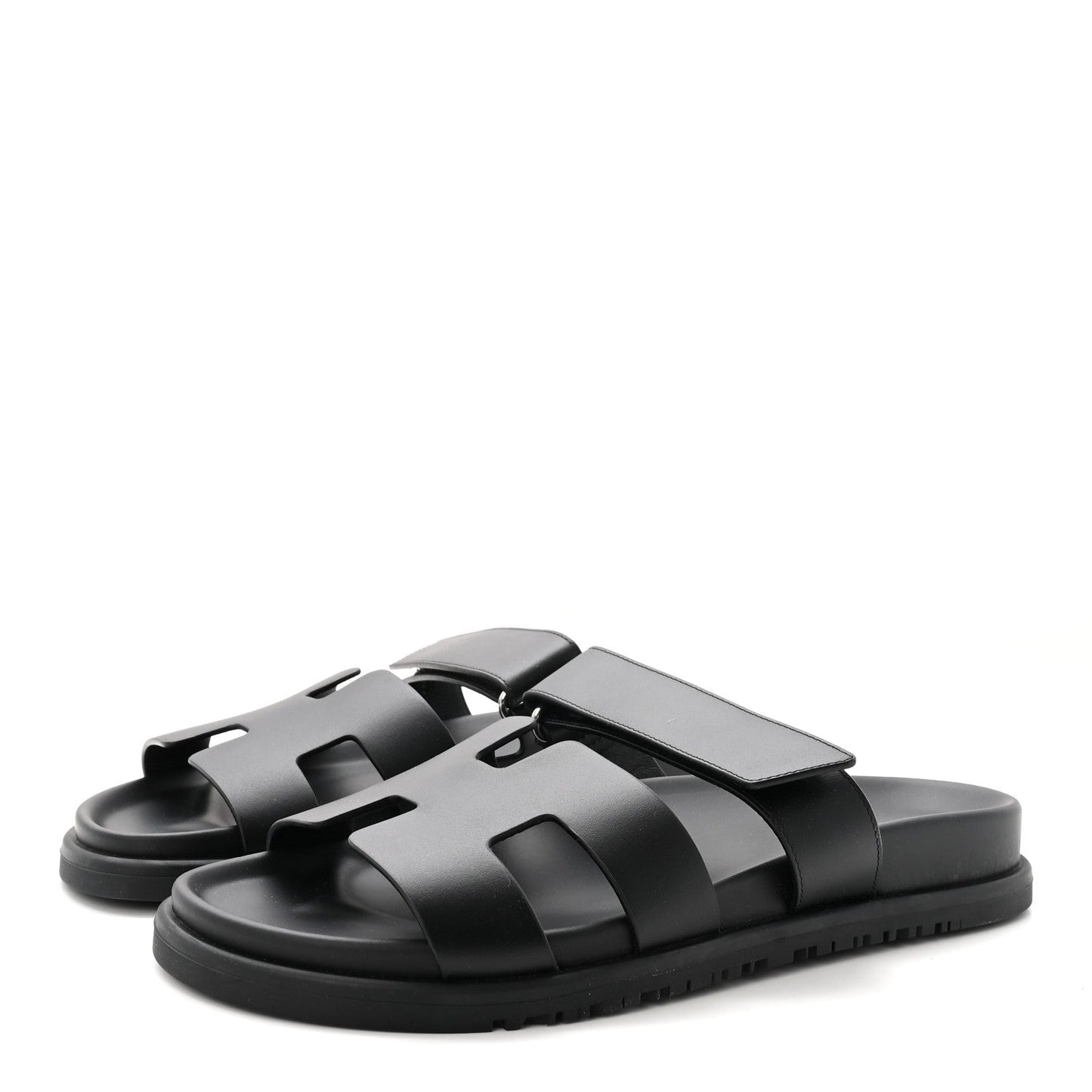 Calfskin Womens Chypre Sandals 39 Black