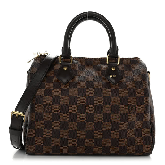 Damier Ebene Speedy Bandouliere 25