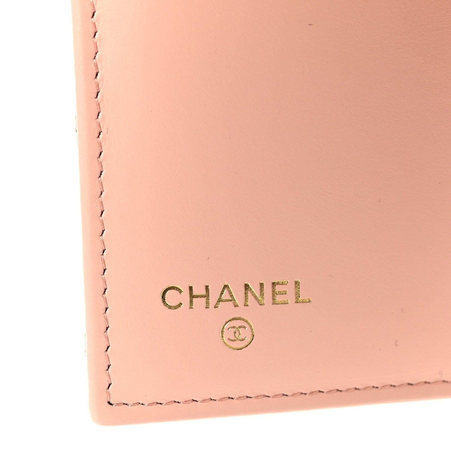 Caviar Quilted Medium Flap Wallet Light Pink