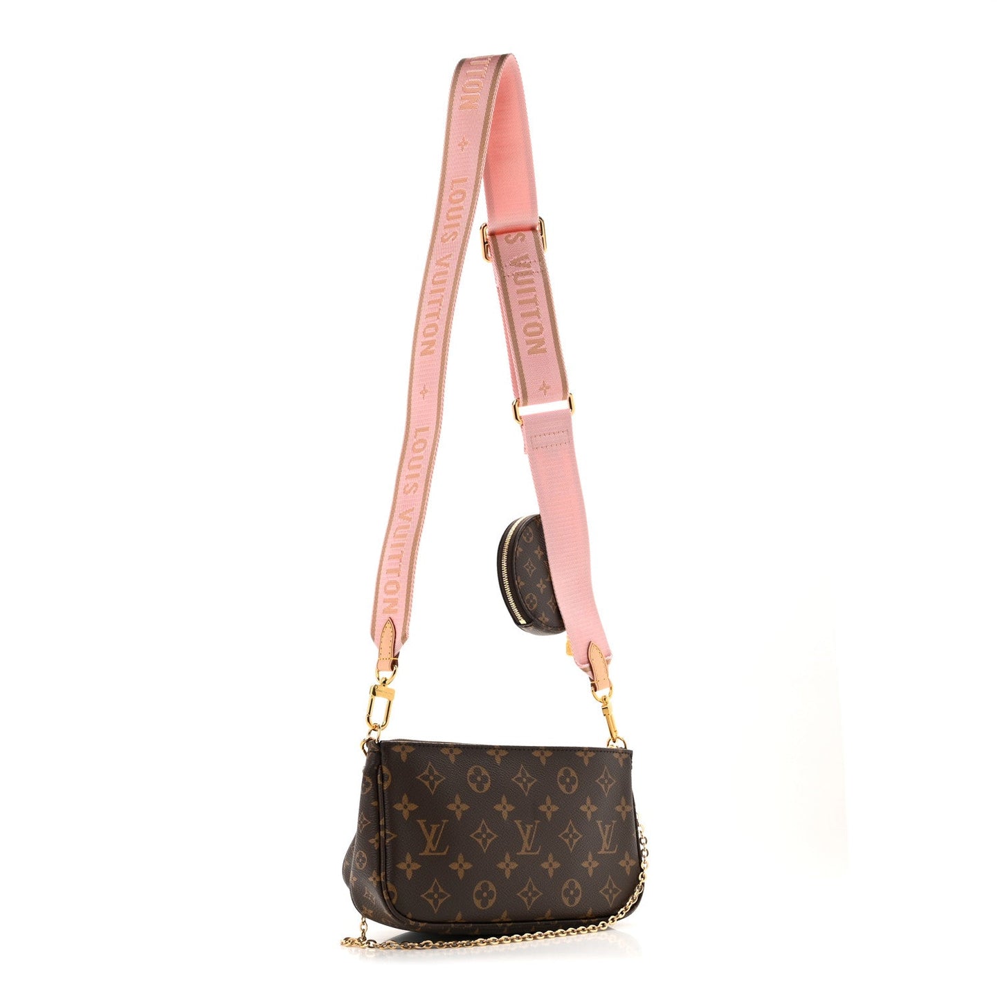 Monogram Multi Pochette Accessories Rose Clair