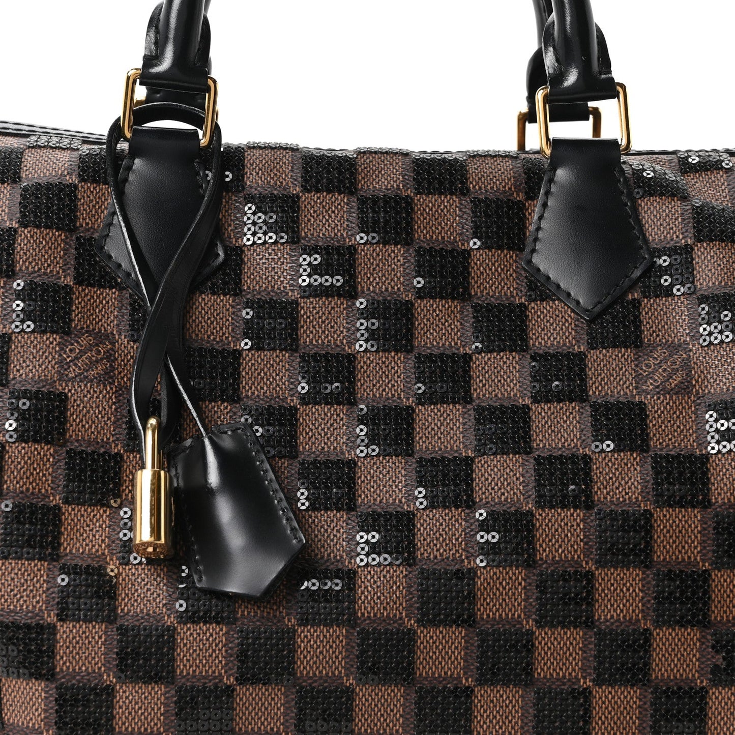 Damier Paillettes Speedy 30 Black