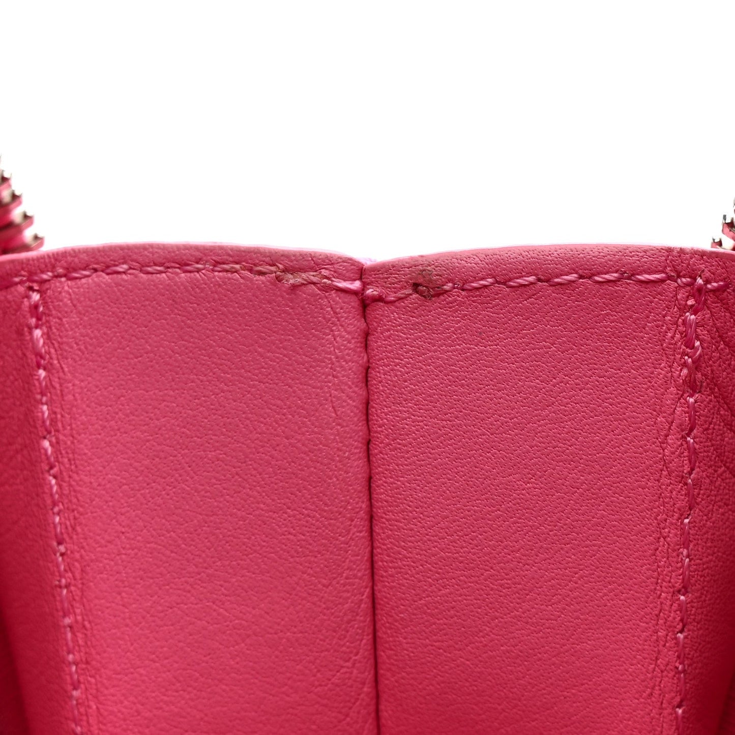 Patent Round As Earth Evening Bag Pink