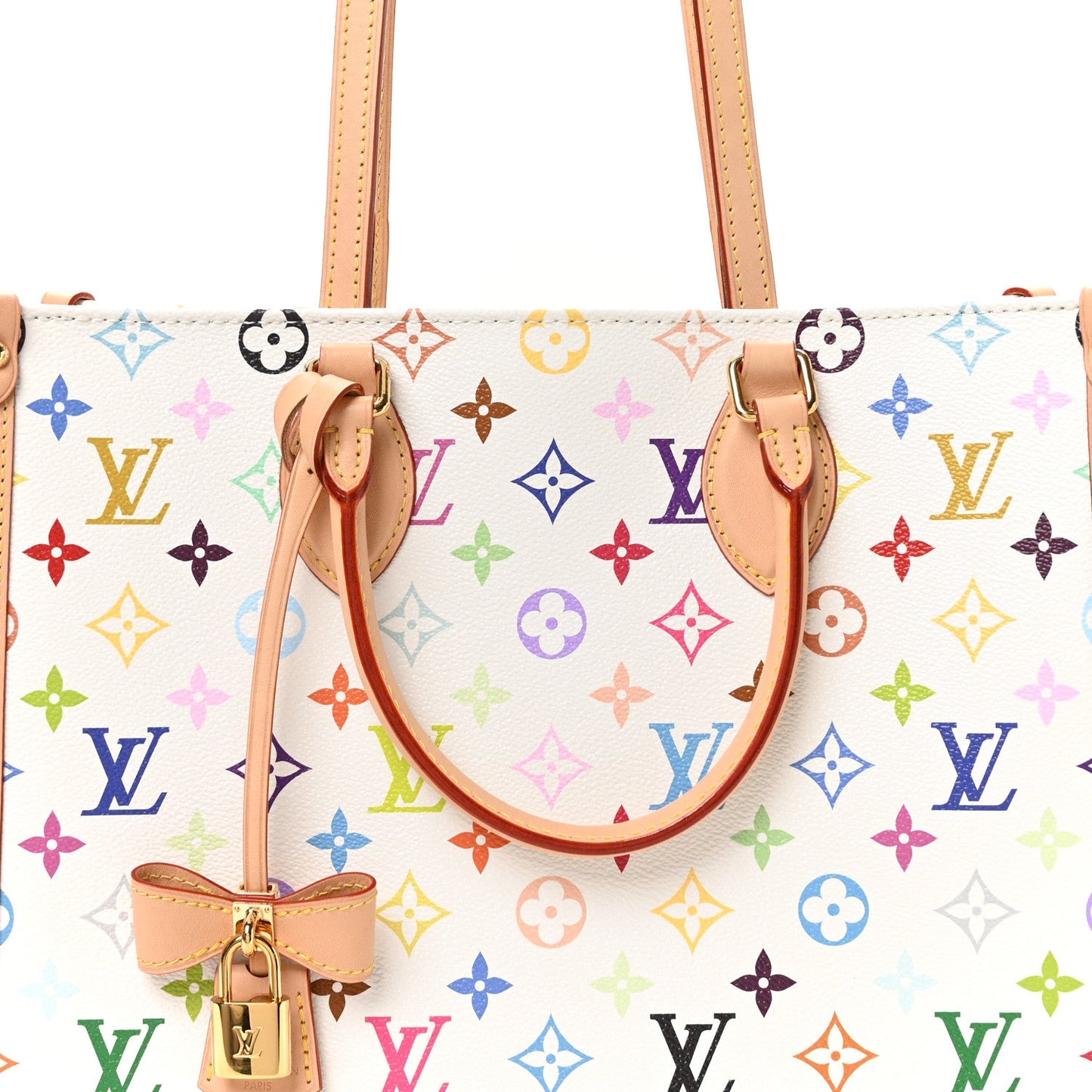 LV X TM Monogram Multicolor Onthego MM White