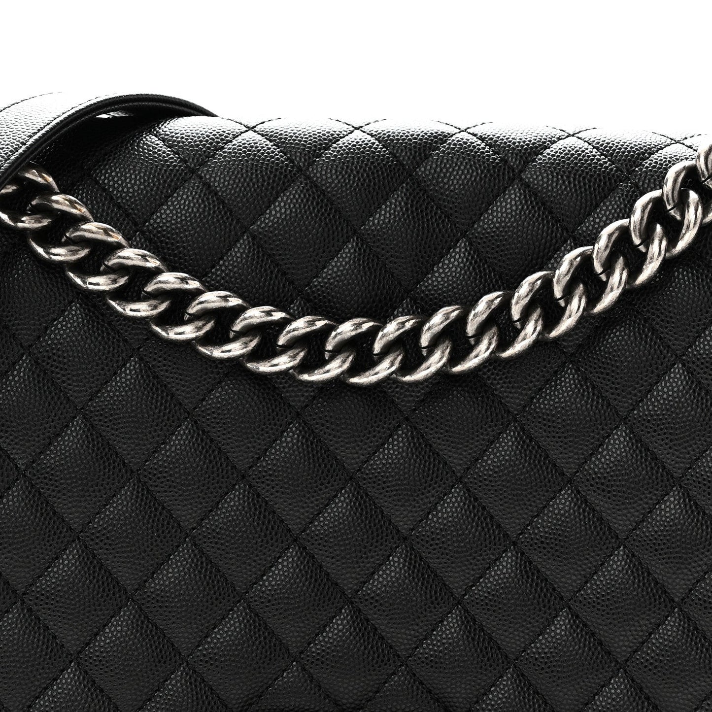 Caviar Quilted New Medium Boy Flap Black