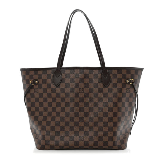 Damier Ebene Neo Neverfull MM Rose Ballerine