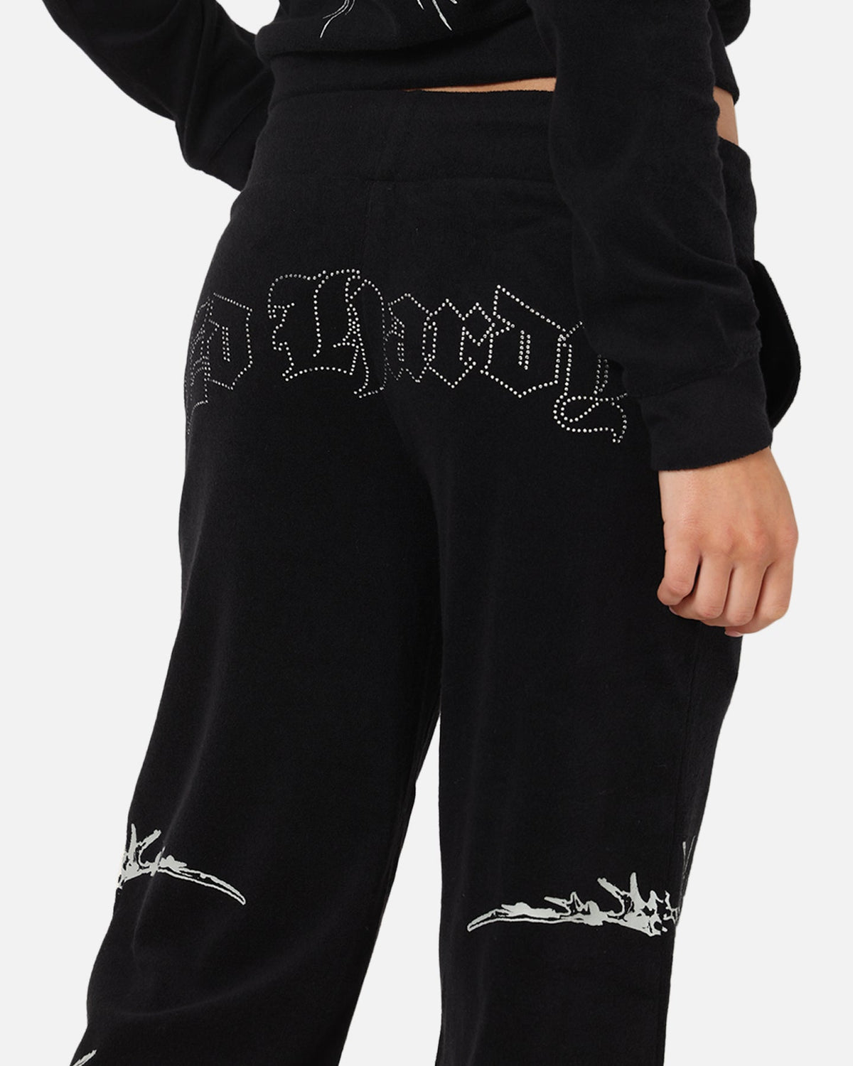 Ed Hardy Women's Raver Trackpants Black