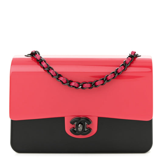 Plexiglass Plexi Coco Bag Pink Black