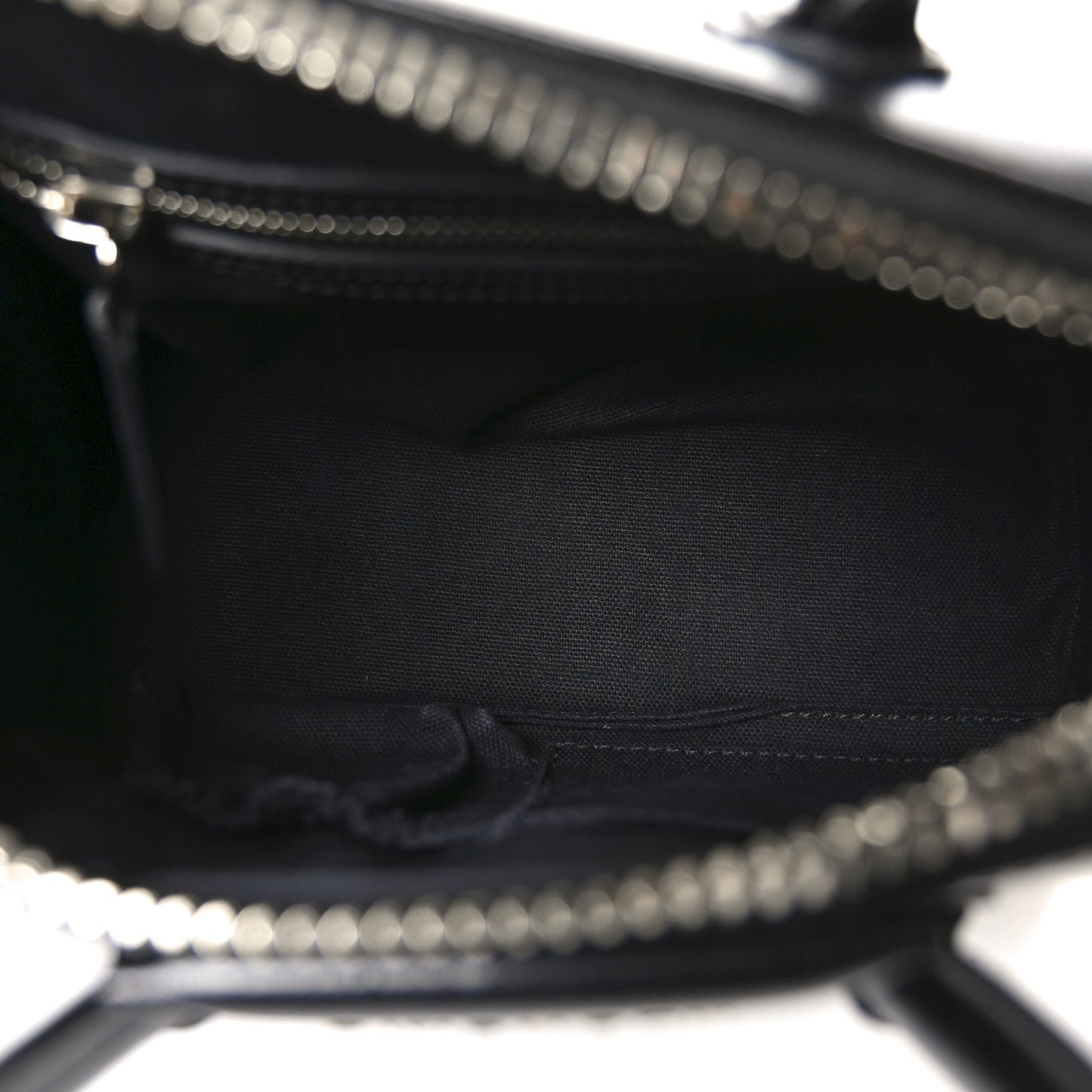 Shiny Lord Calfskin Mini Antigona Black
